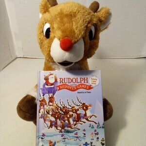 Kohls Cares Rudolph 10" Plush Book 2019 Christmas Holiday